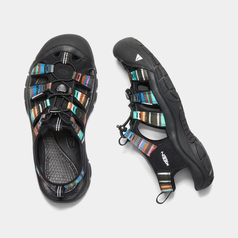 Keen Newport H2 Mens Hiking Sandals Multicolor/Black Stockists NZ (2697-GPZIS)